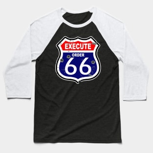 Route 66 parody Baseball T-Shirt